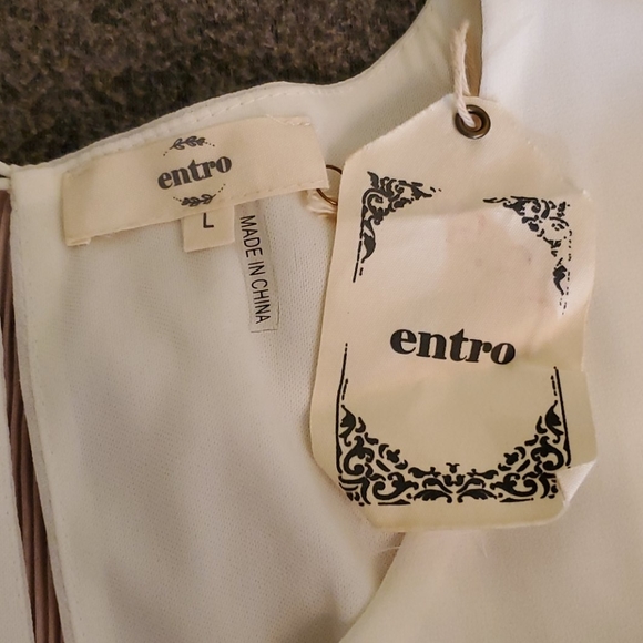 NWT Entro layered dress size Large - Picture 7 of 9